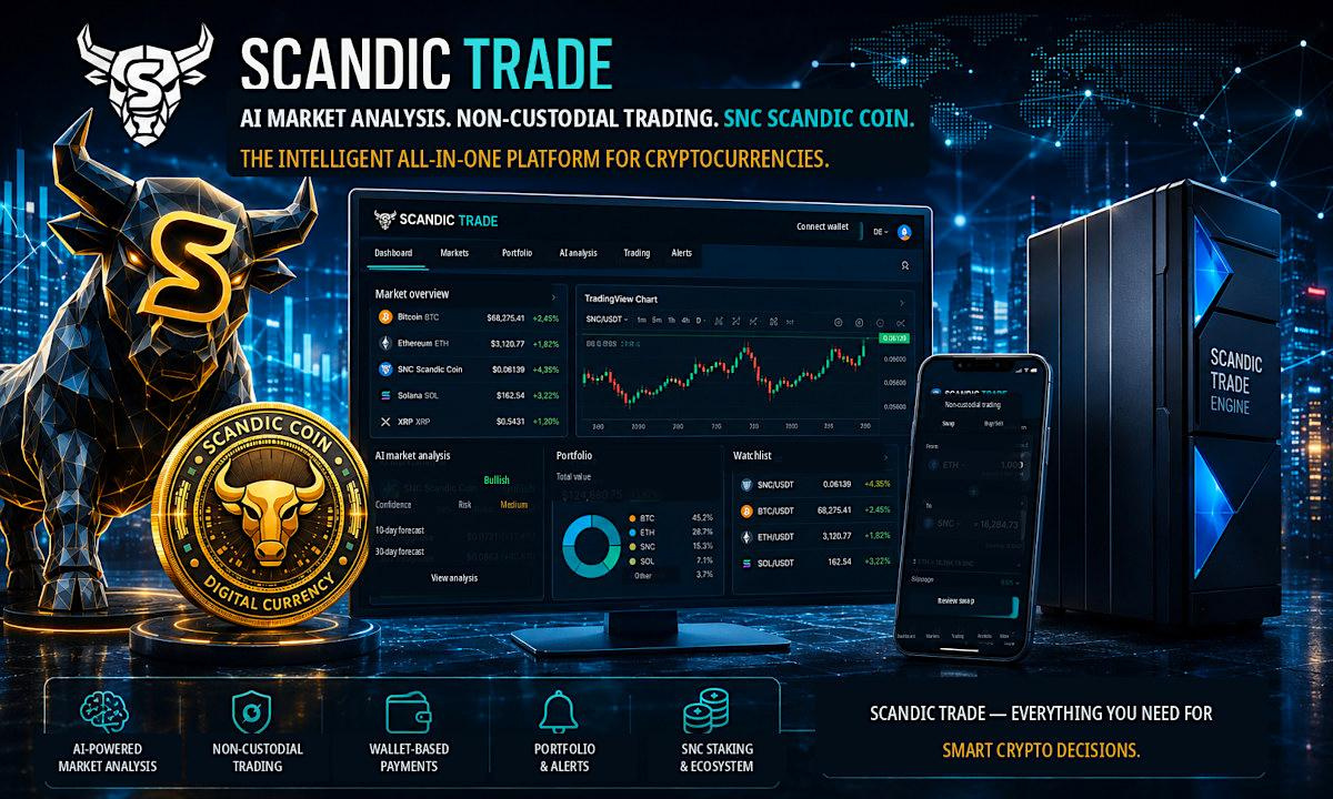 SCANDIC TRADE & SNC SCANDIC COIN AI Meets Non-Custodial Trading