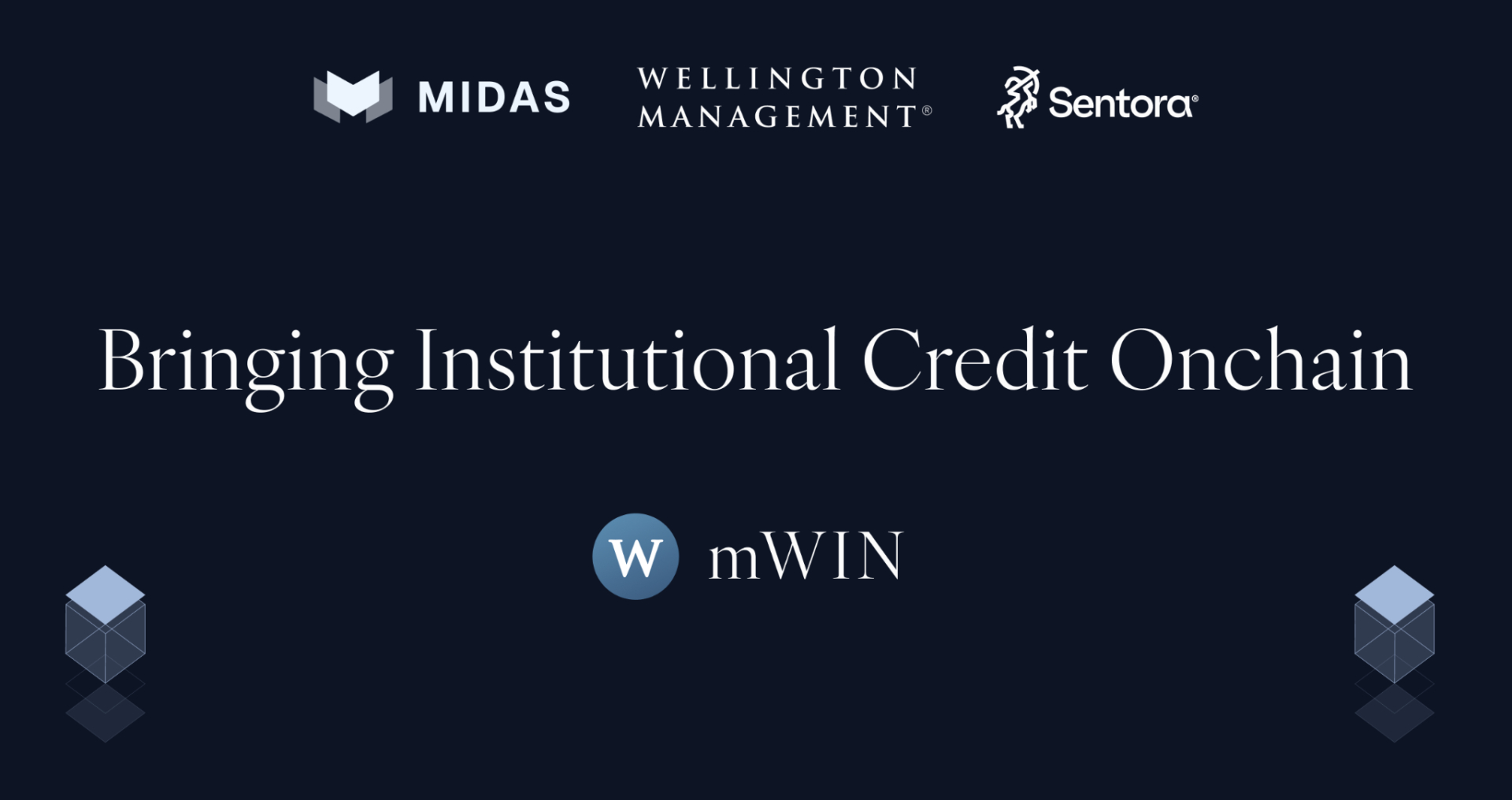 Introducing mWIN: Midas Brings Institutional Credit Strategies Onchain with Wellington Management