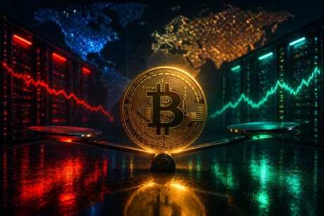 La brecha de prima de Coinbase en Bitcoin cae a territorio negativo, señalando presión bajista