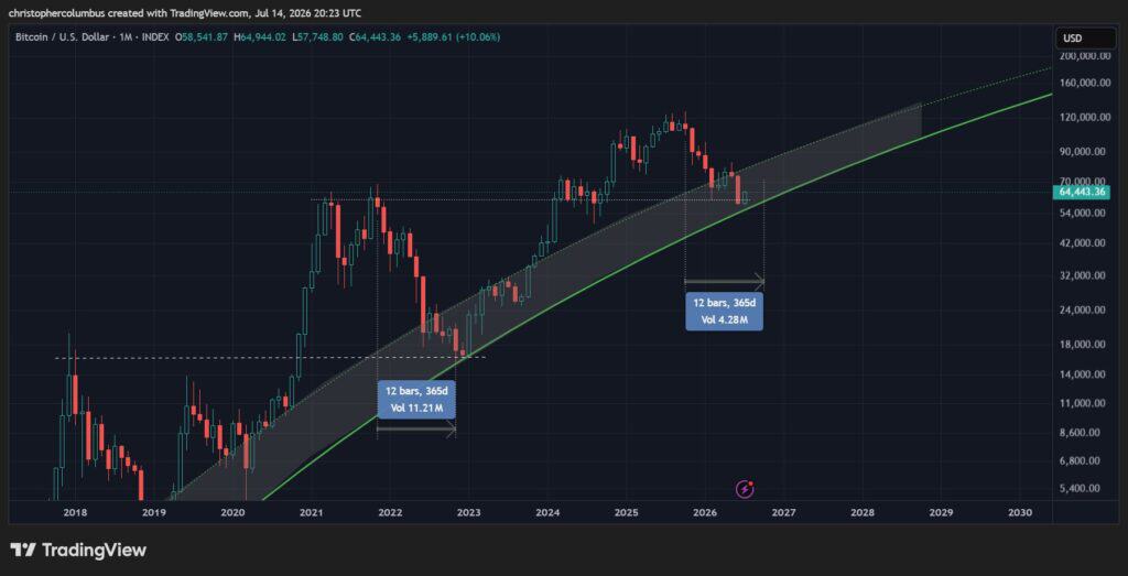 dave the wave's bitcoin chart