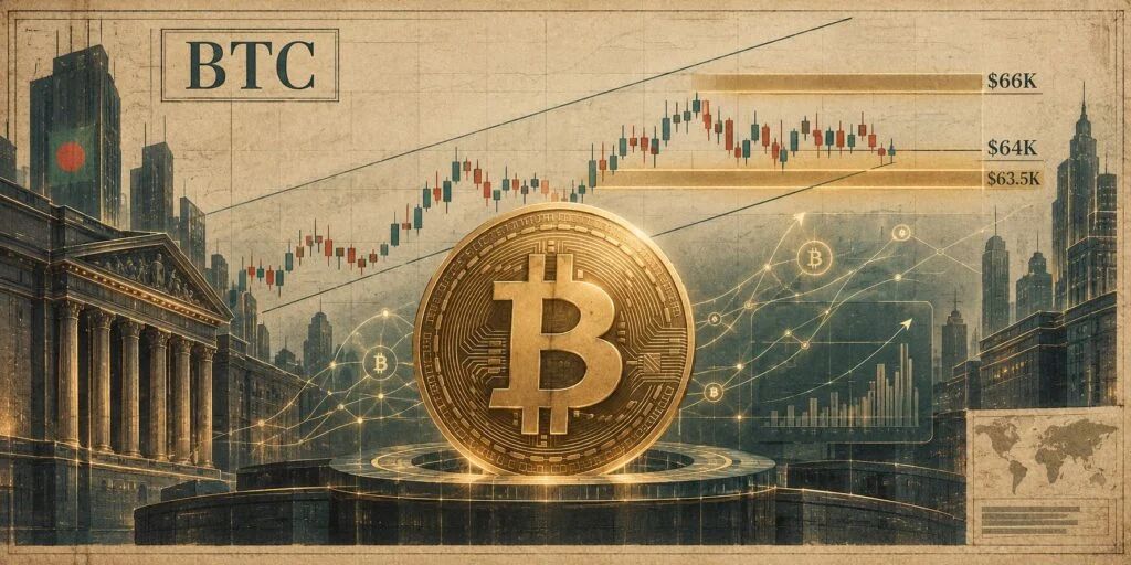 Bitcoin (BTC) Price Prediction: BTC Holds $64K Support—Can Improving On-Chain Activity Power Bitcoin’s Next Rally?