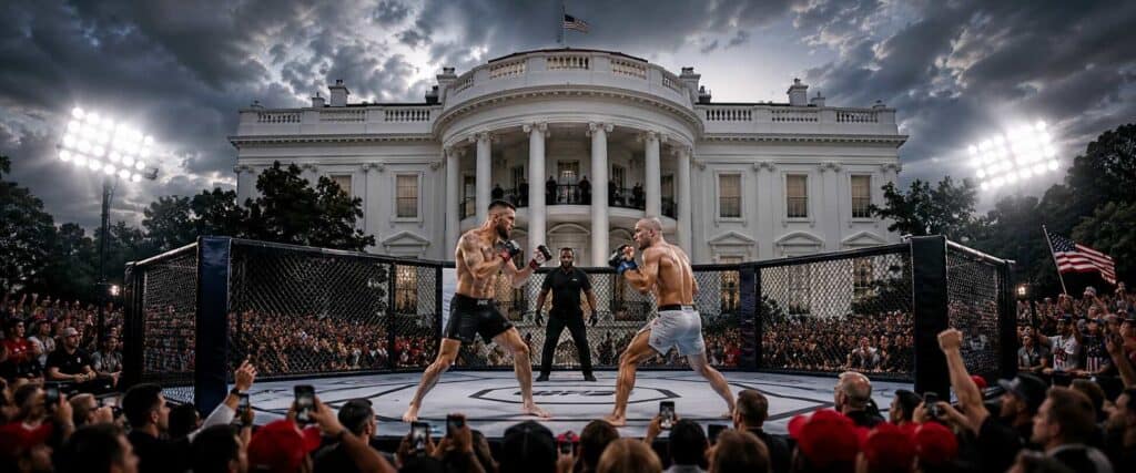 UFC Hits the White House As Trump Announces Iran Peace Deal