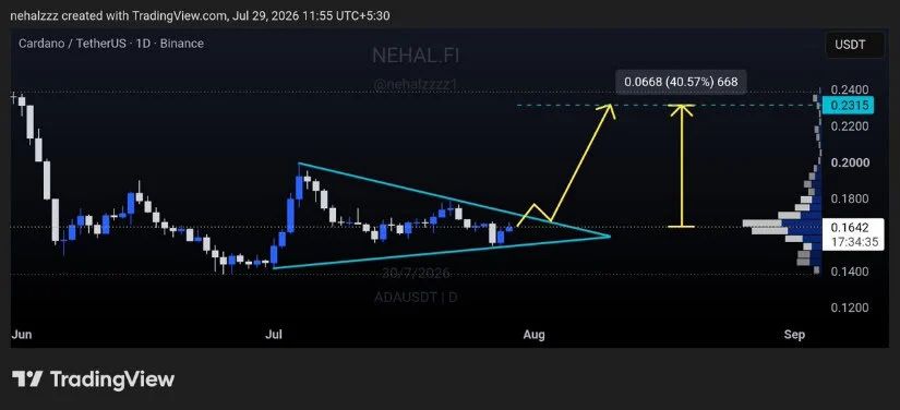 Cardano Price Prediction Targets a 40% Move Towards $0.23