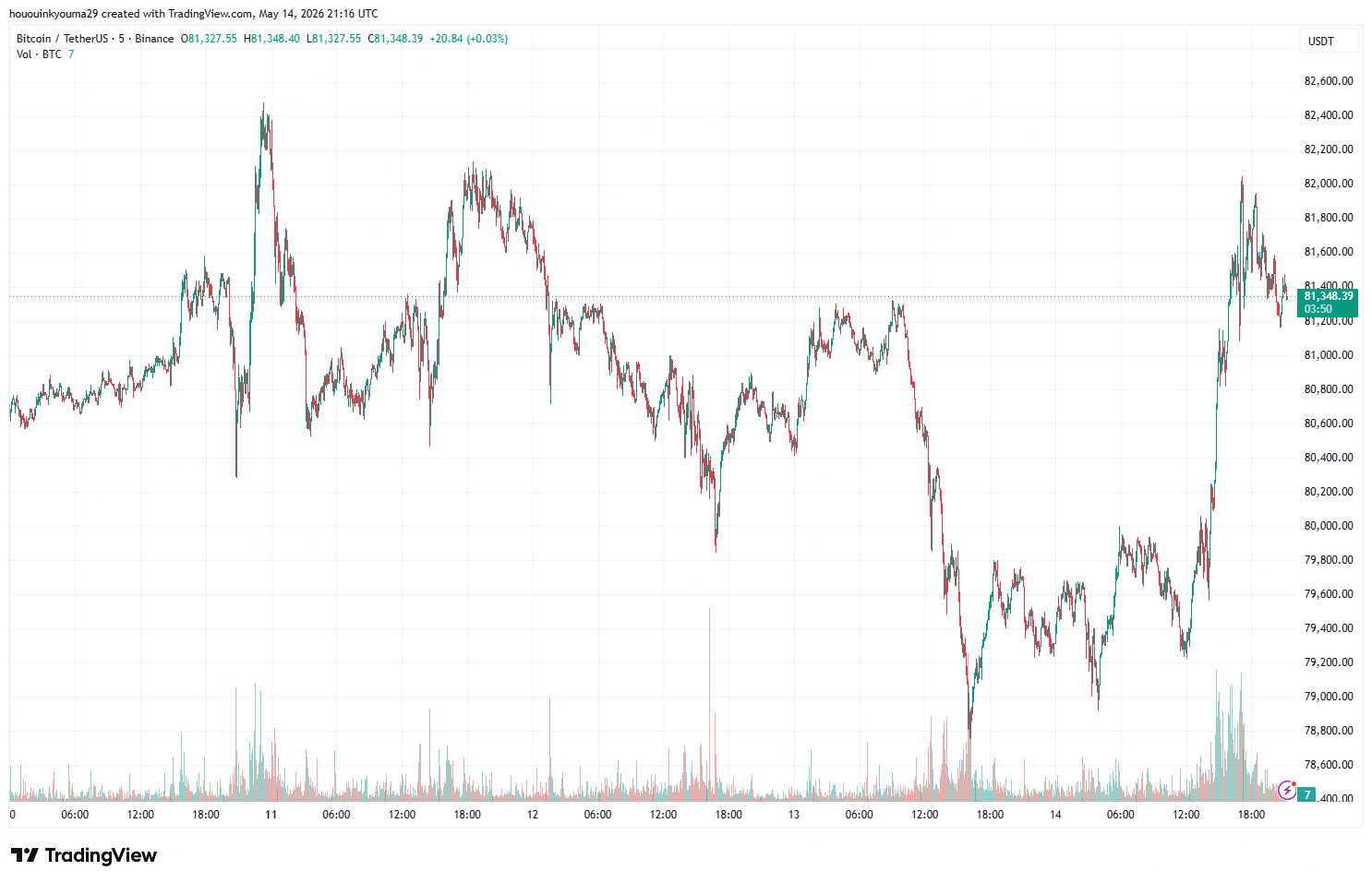 Bitcoin Price Chart