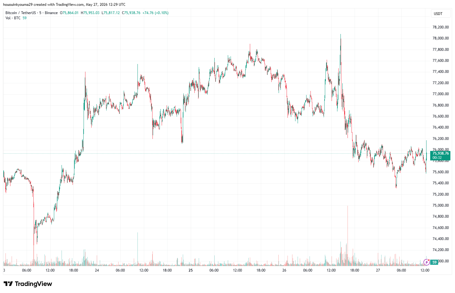Bitcoin Price Chart