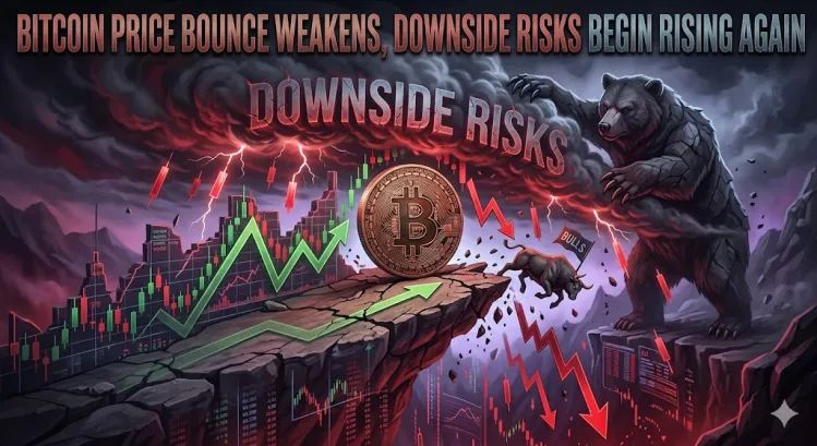 Bitcoin Price Bounce Weakens, Downside Risks Begin Rising Again