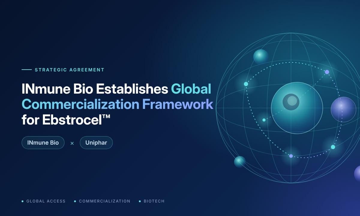 INmune Bio Establishes Global Commercialization Framework for Ebstrocel™ Through Strategic Agreement with Uniphar