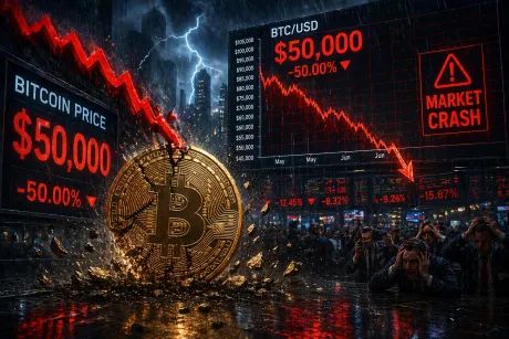 ¿Bitcoin al borde de una nueva caída? Análisis sugiere una corrección del 30 % hacia $50,000