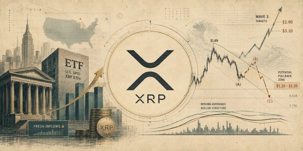 XRP Price Prediction: Pullback Amid Fresh ETF Inflows Could Precede Wave 3 Advance Toward $3.10