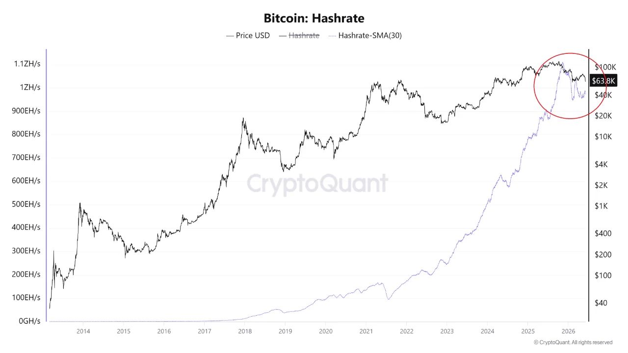Bitcoin Hashrate | Fuente: CryptoQuant
