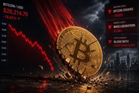 Vela semanal de Bitcoin muestra rara señal bajista y alerta de posible crash
