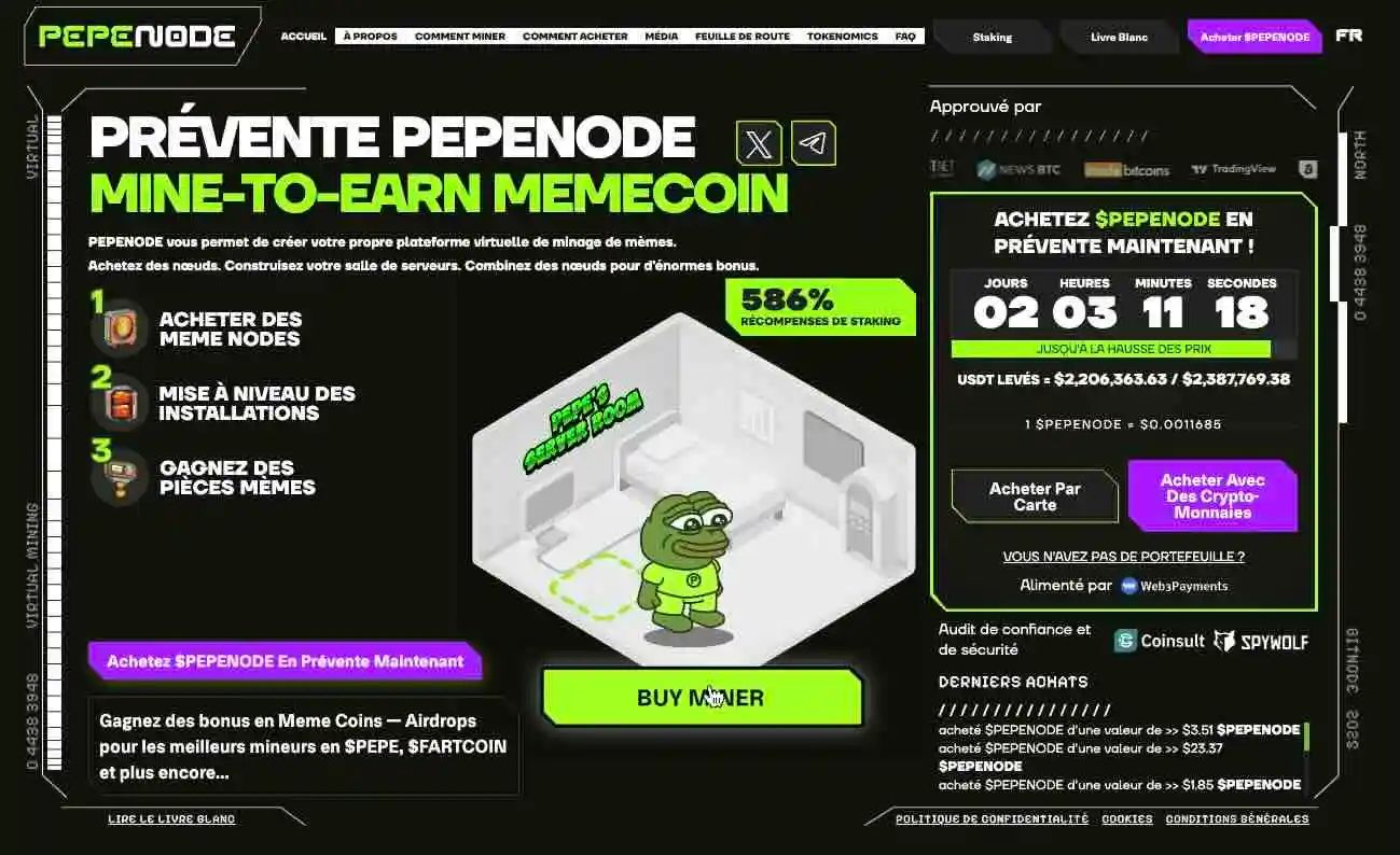Acheter PepeNode