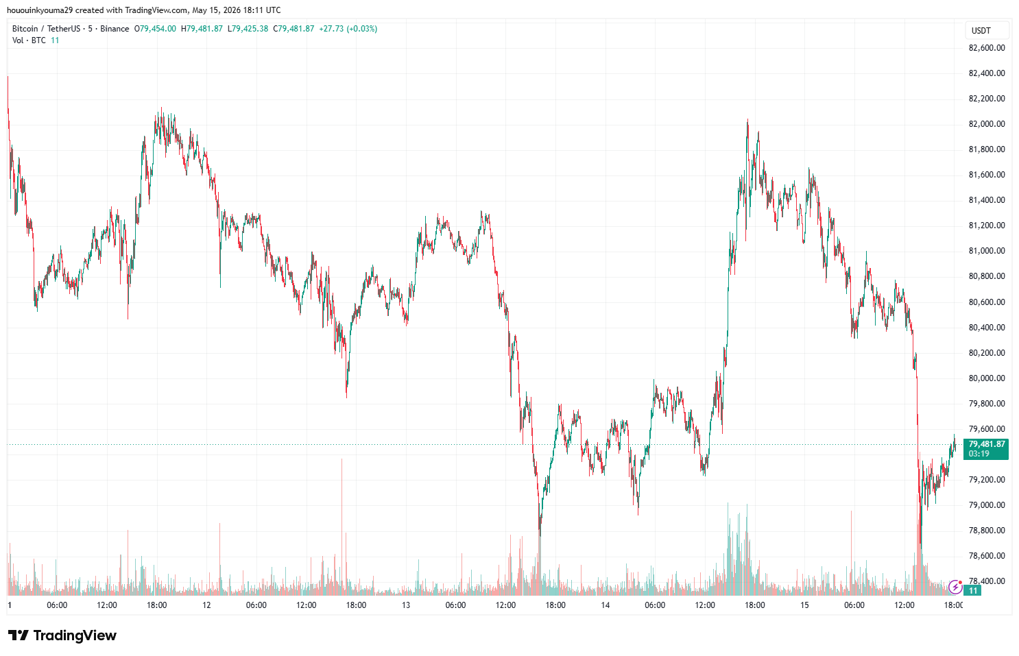 Bitcoin Price Chart