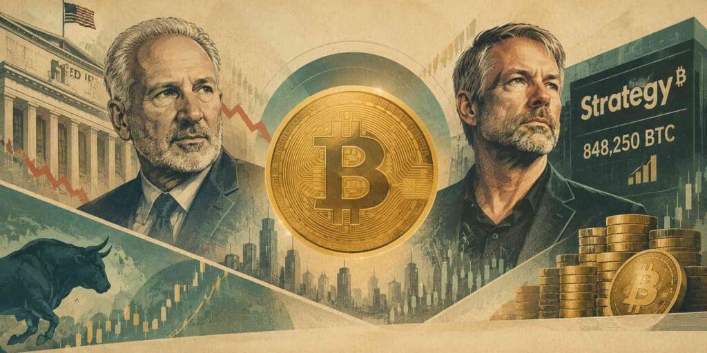 Peter Schiff Surprised by Bitcoin’s Strength as Michael Saylor’s Strategy Boosts BTC Holdings to 848,250