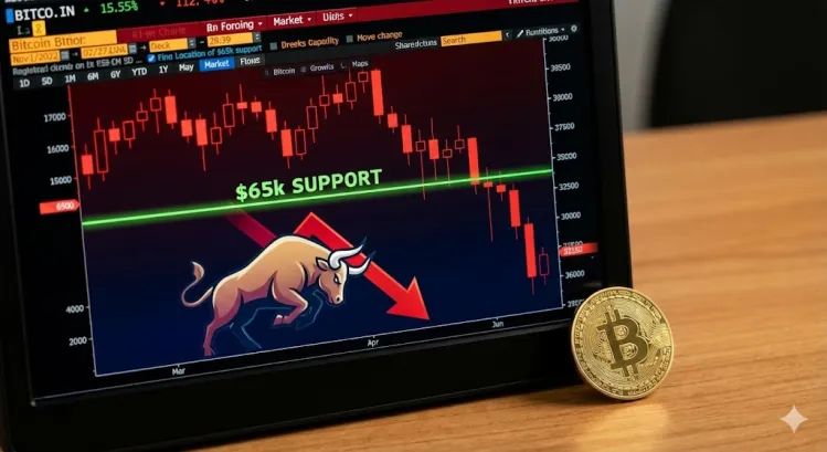 Bitcoin Price Weakness Persists, Traders Brace For Possible $75K Test