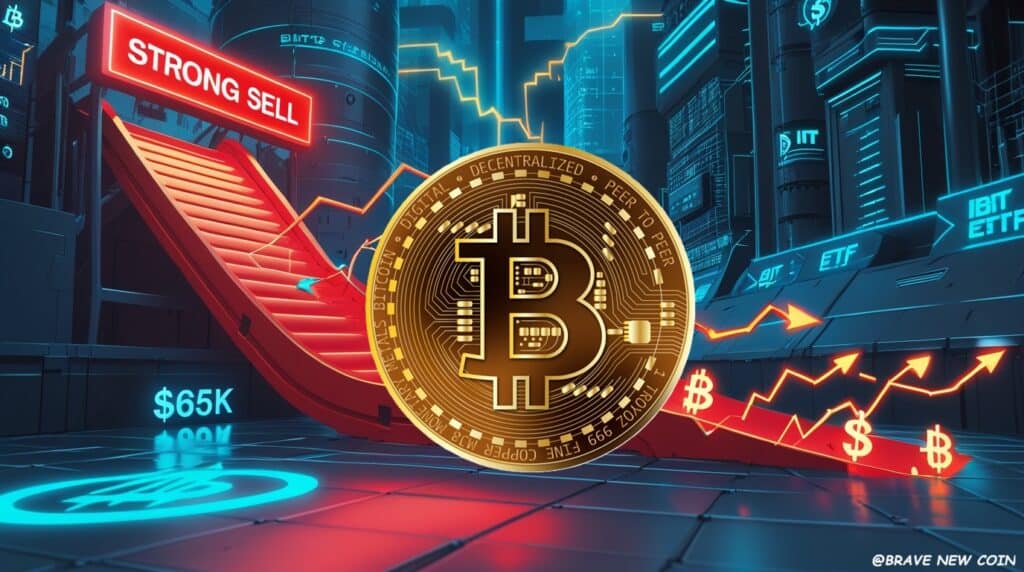 Bitcoin (BTC) Price Prediction: IBIT Flashes Strong Sell as BTC Risks Drop to $61K Amid ETF Outflows